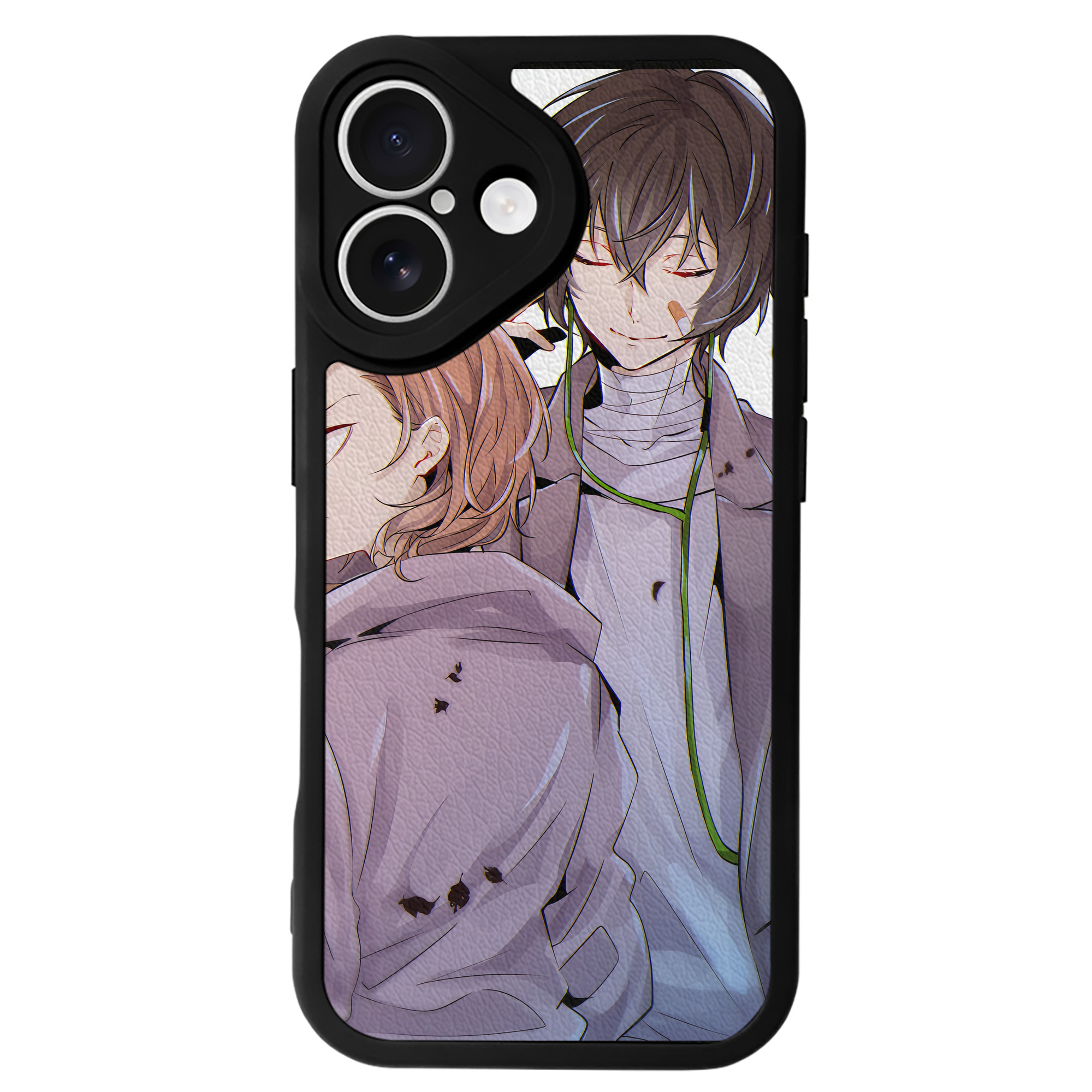 （画像用） 文豪ストレイドッグス Bungo Stray Dogs 【iPhone 16シリーズ対応】シリコンスマホケース（レザー調） 材質：シリコン